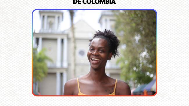 Foto de María Victoria Palacios, lideresa afrodescendiente LGTBIQ+Líder trans chocoana