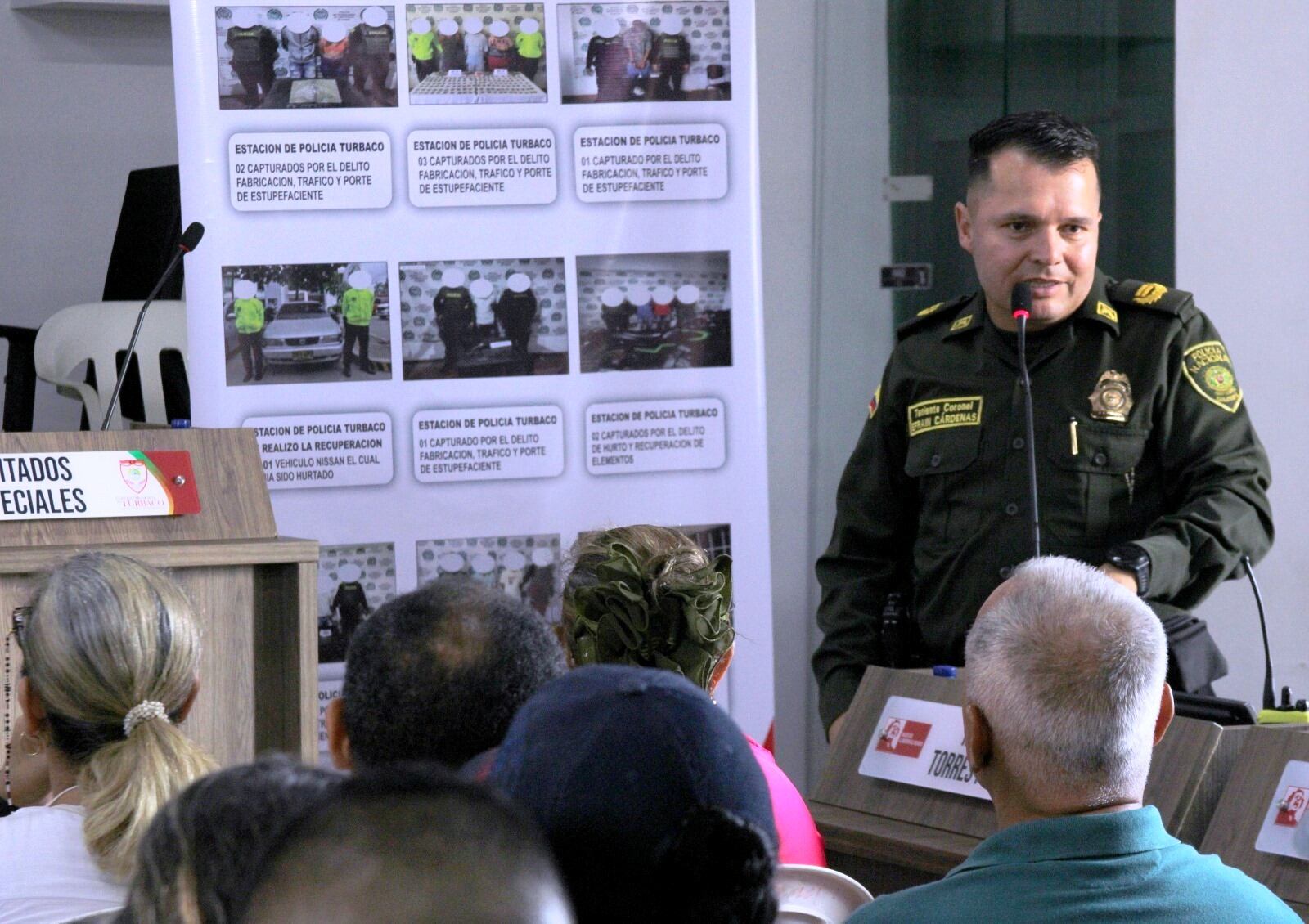 Balance Operación Jaque en Turbaco: trece capturas, 107 comparendos y 83 armas incautadas