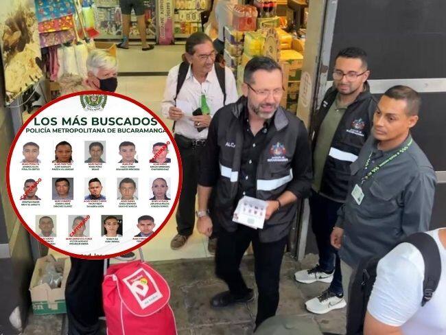 Calle a calle tratan de ubicar a los delincuentes más buscados de Bucaramanga