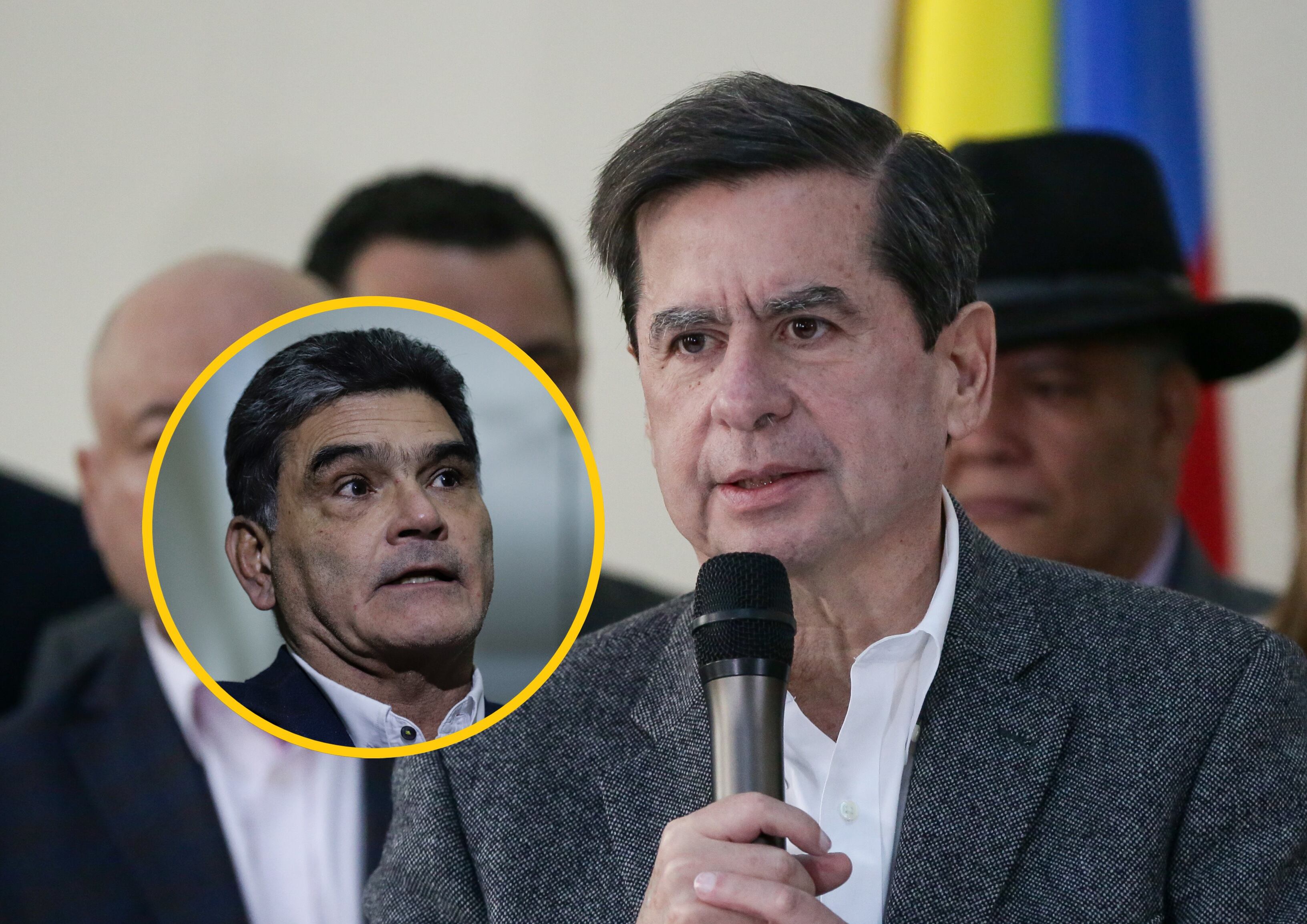 Juan Fernando Cristo y Gregorio Eljach | Fotos: Colprensa