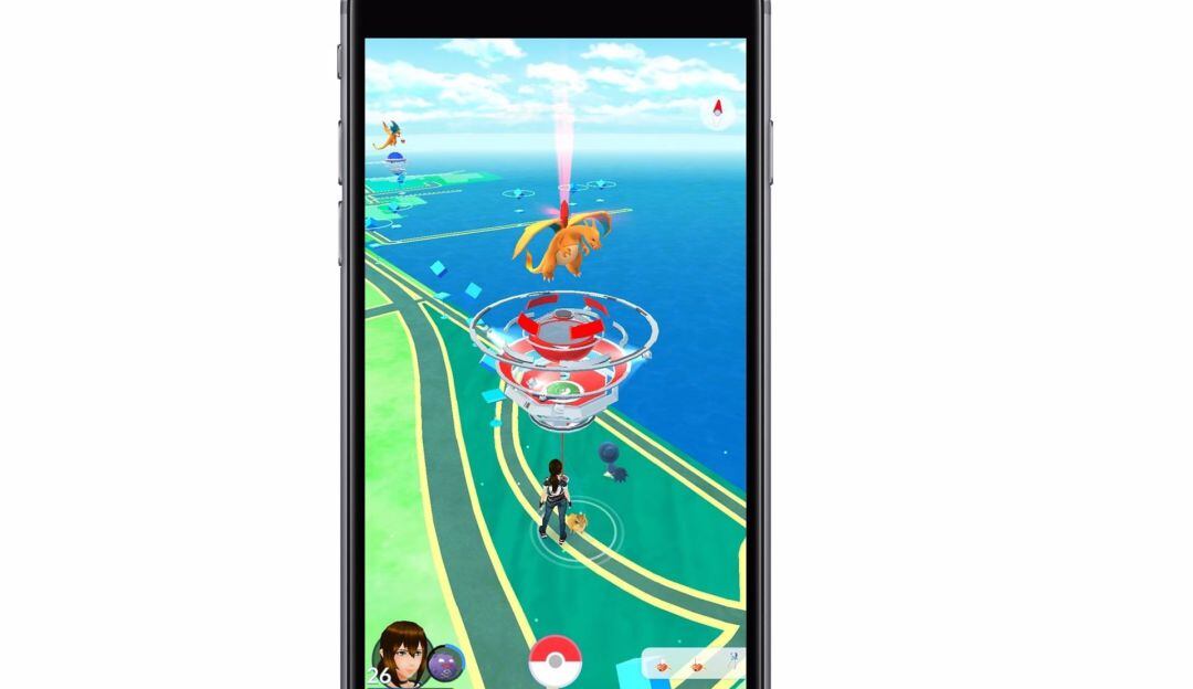 Interfaz del videojuego Pokémon GO