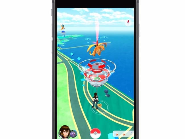 Interfaz del videojuego Pokémon GO