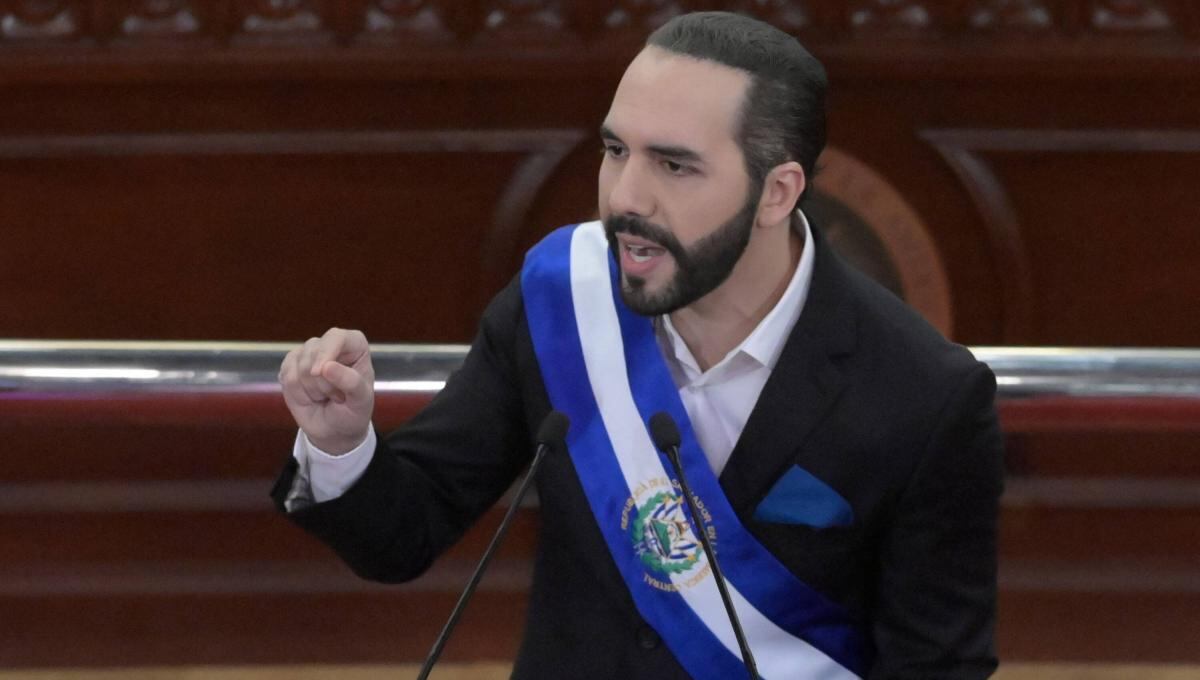 El presidente de El Salvador, Nayib Bukele, fue invitado a Colombia, por un sector del Centro Democrático (AFP)
