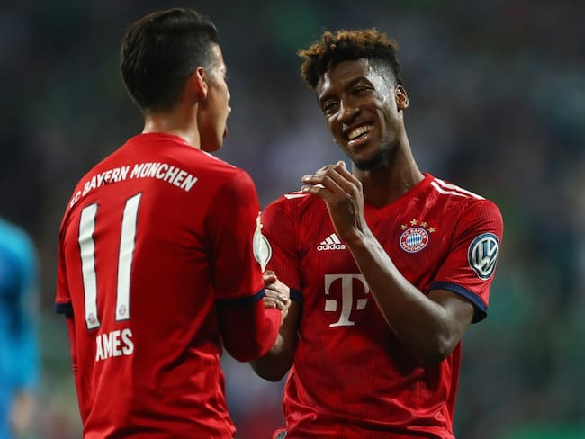 Bayern y James clasificaron a la final de la Copa de Alemania