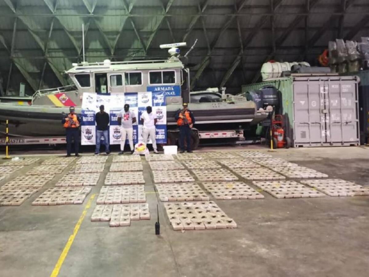 Incautada más de una tonelada de cocaína en aguas del Pacífico