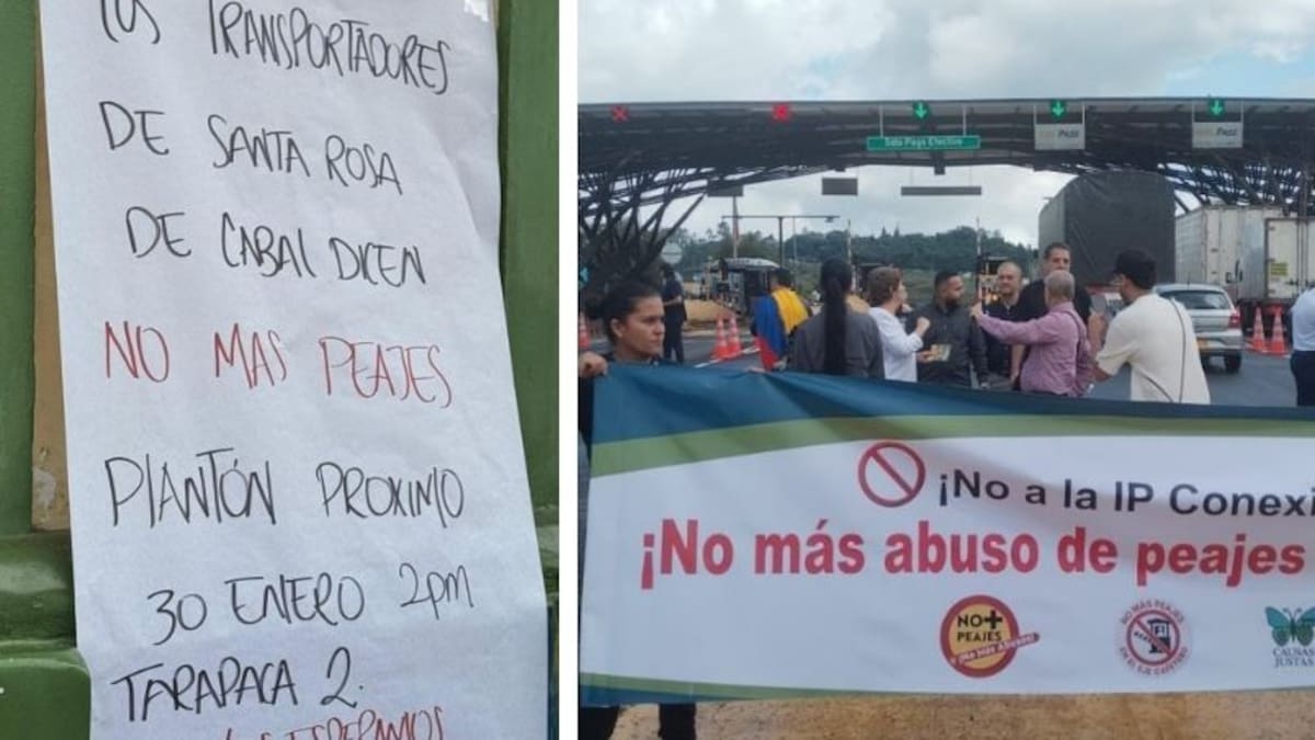 Plantones hoy en peajes del Eje Cafetero, buscan la atención del Gobierno Nacional ¿a qué hora son?