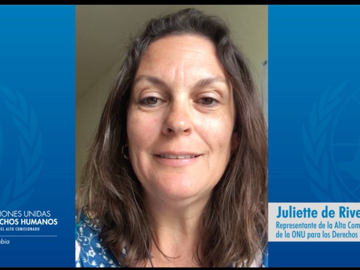 Juliette de Rivero nueva representante de DD.HH de la ONU en Colombia