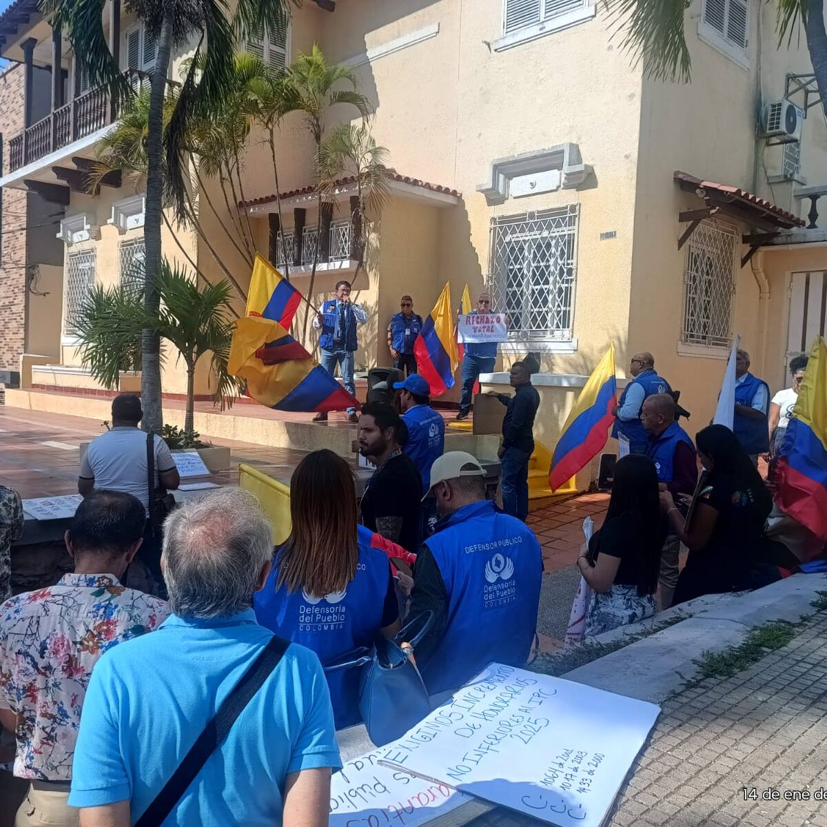 Protestas de defensores públicos: 113 mil procesos están en riesgo en el Atlántico
