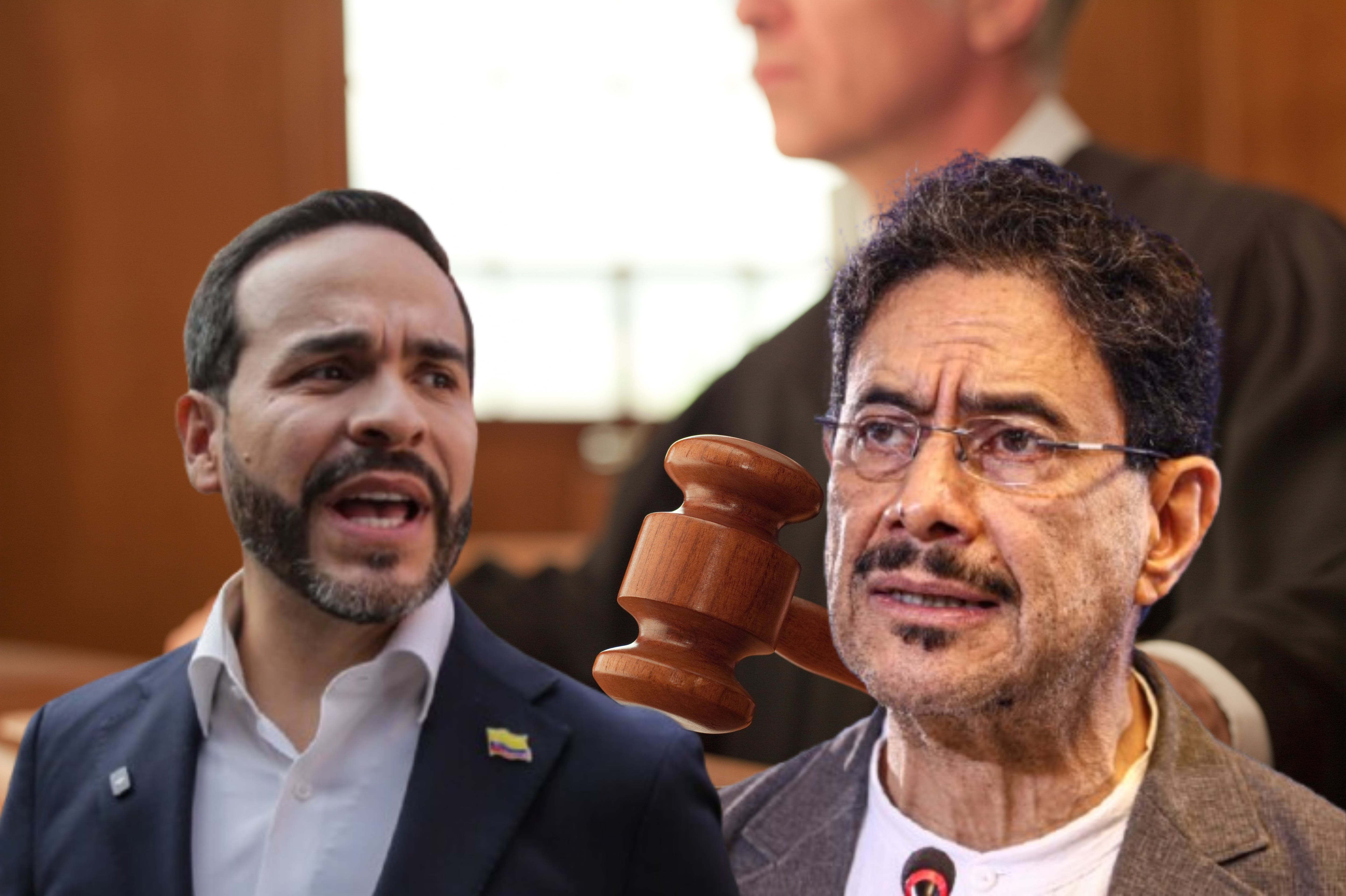 Imagen de referencia. Abelardo de la Espriella: Colprensa / Iván Cepeda - Juez: Getty Images.