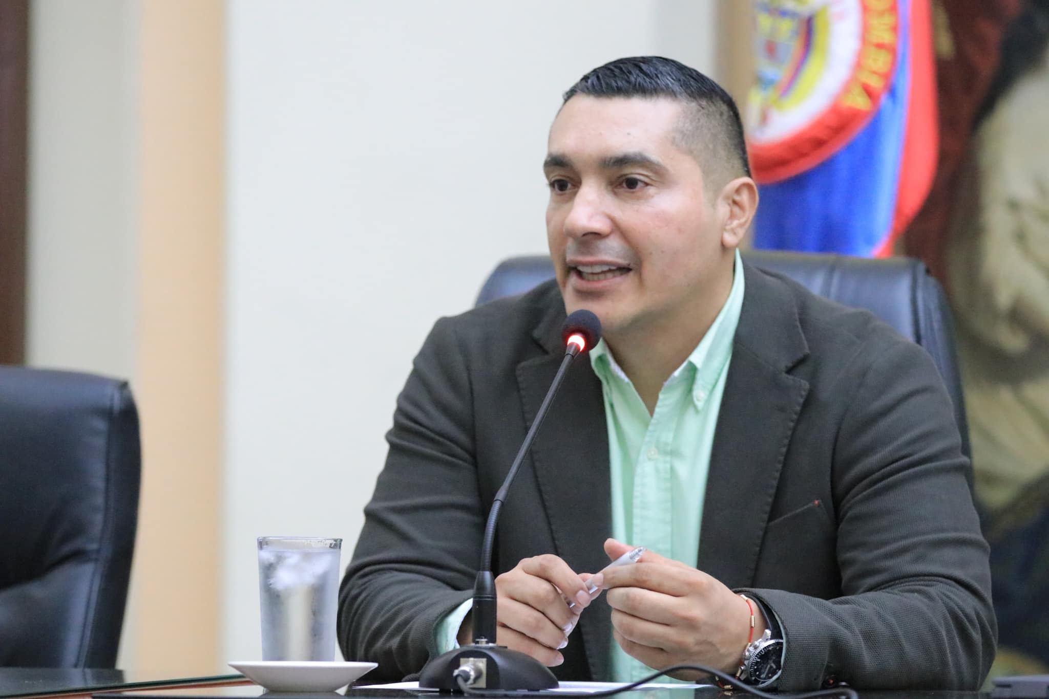 Gobernador del departamento del Cauca, Octavio Guzmán.