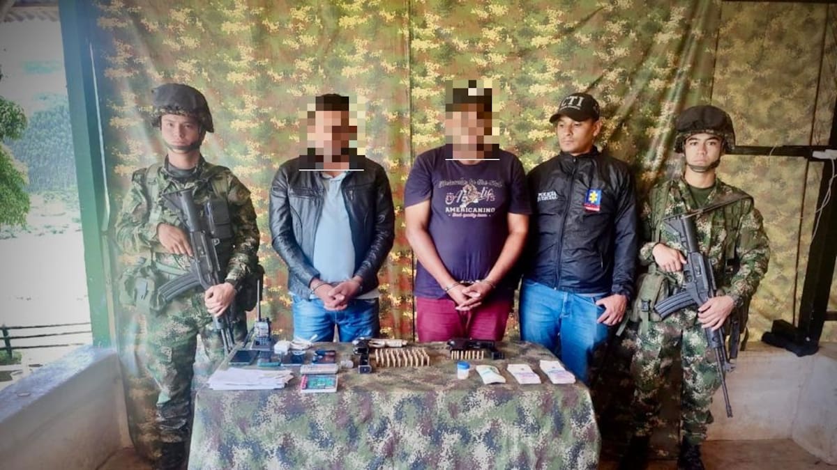 En Remedios capturaron a dos hombres del Clan del Golfo con oro e identidades falsas