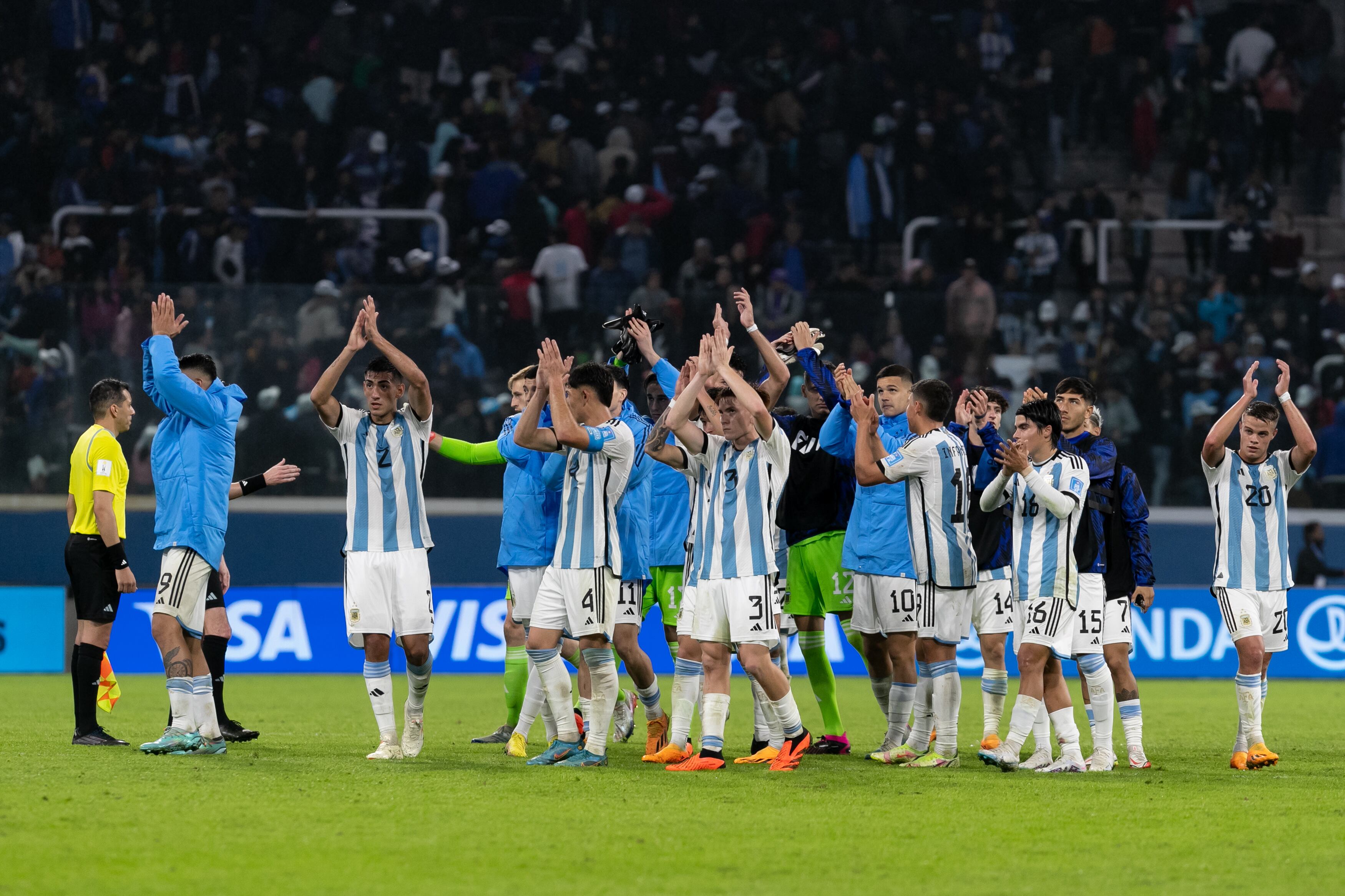 La Selección Argentina venció en su debut en el Mundial Sub-20. (Photo by Gaspafotos/MB Media/Getty Images)