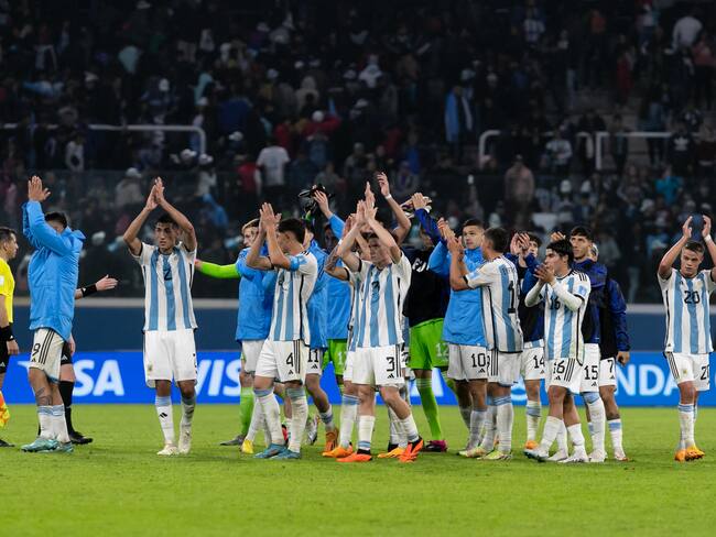 La Selección Argentina venció en su debut en el Mundial Sub-20. (Photo by Gaspafotos/MB Media/Getty Images)