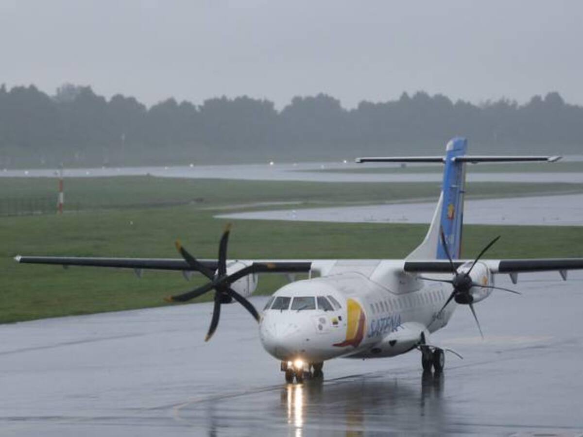Las lluvias afectan la operación aérea en El Dorado de Bogotá
