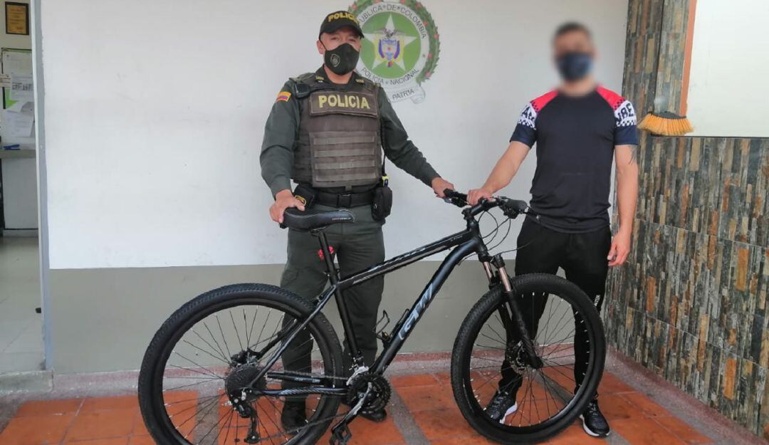 Bicicleta recuperada en Manizales