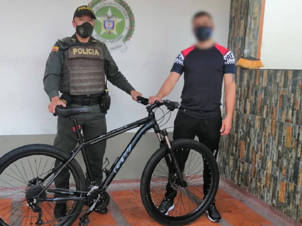 Cuidado con su bicicleta, Policía recupera una hurtada en Manizales