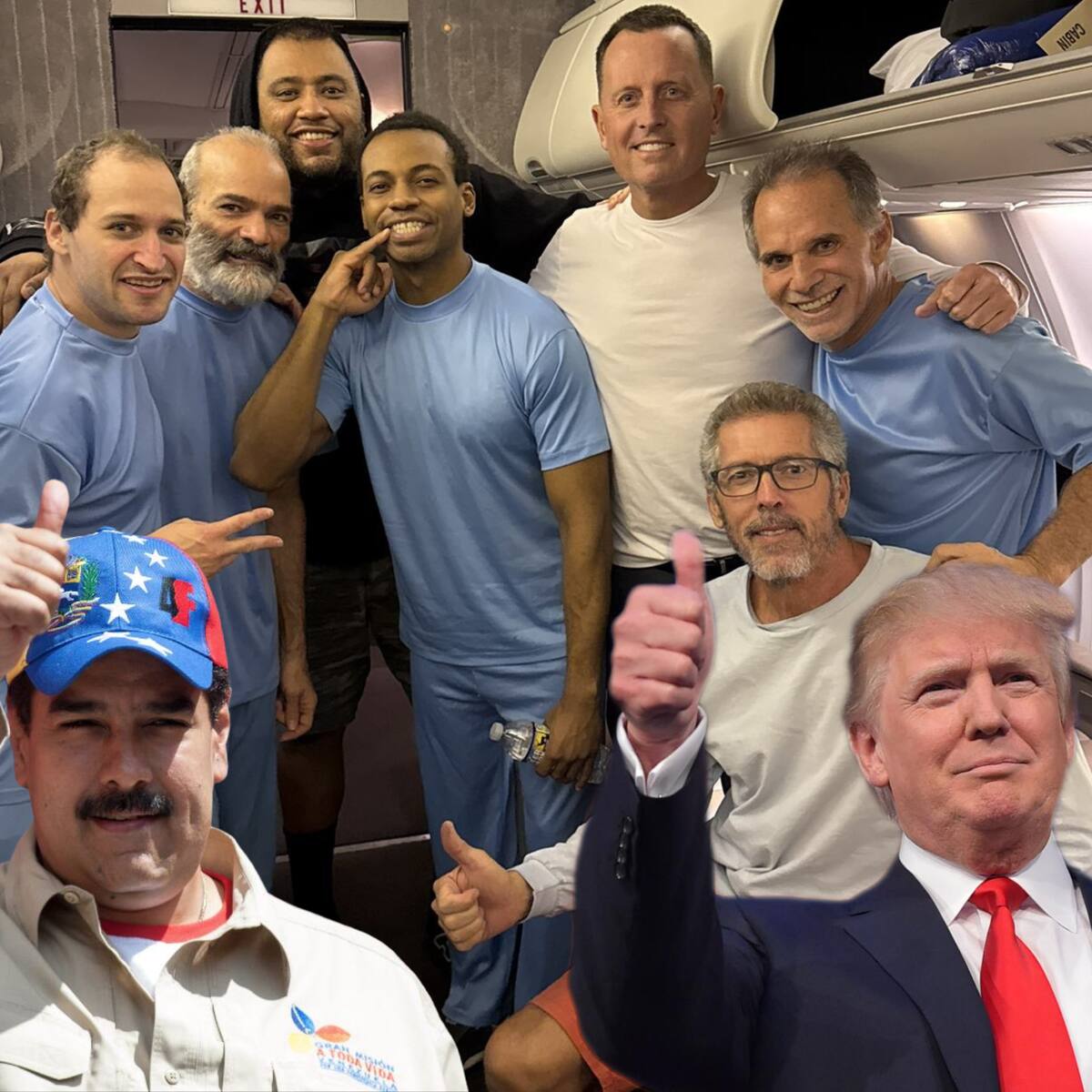 Venezuela liberó 6 estadounidenses tras reunión con enviado de Trump