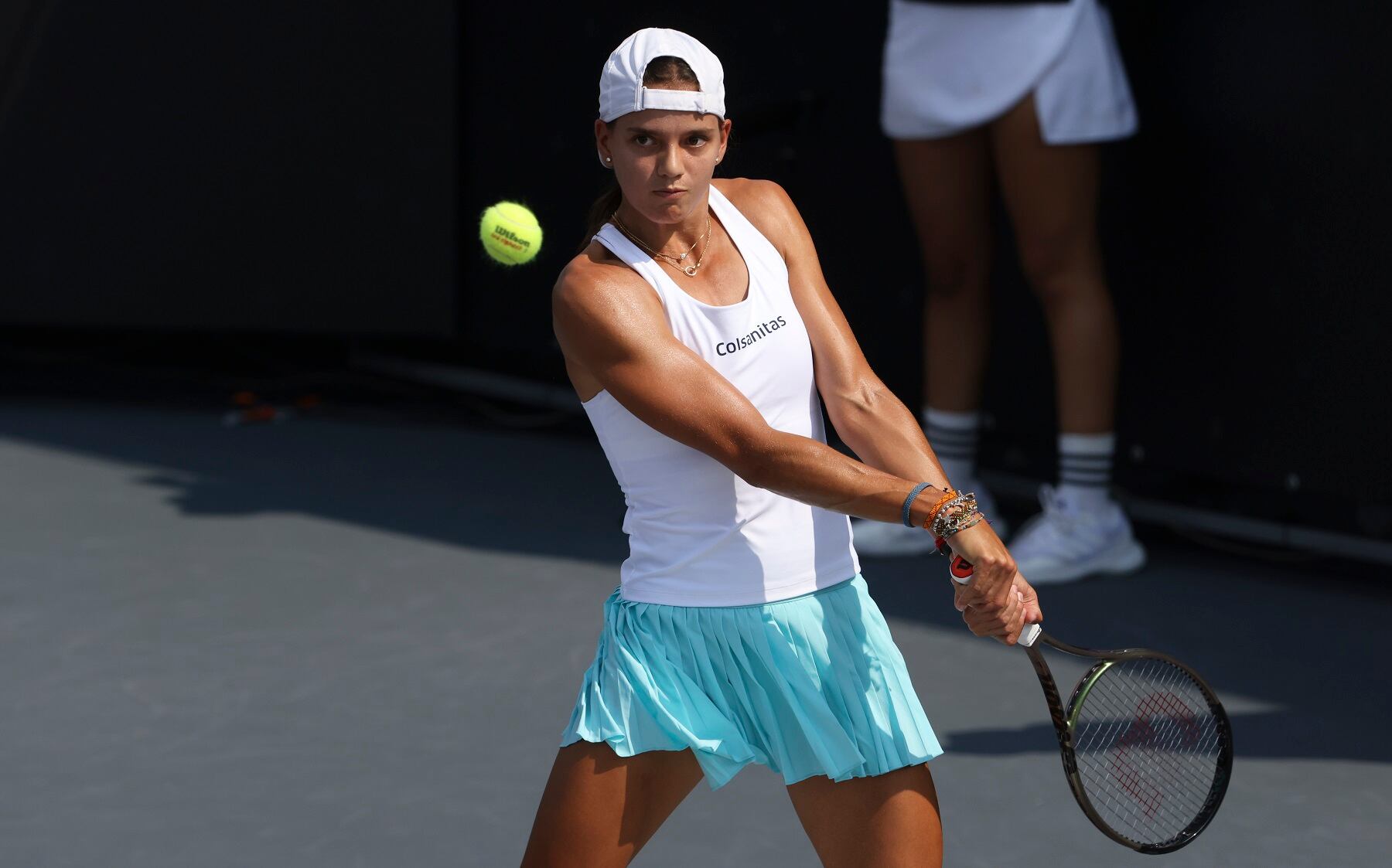 Emiliana Arango en el Abierto de Guadalajara | Foto: WTA Guadalajara Open