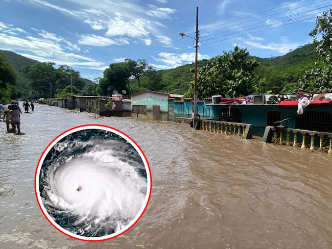 Inundaciones en Venezuela tras el paso del huracán Beryl. 
(Foto: Getty / Caracol Radio )