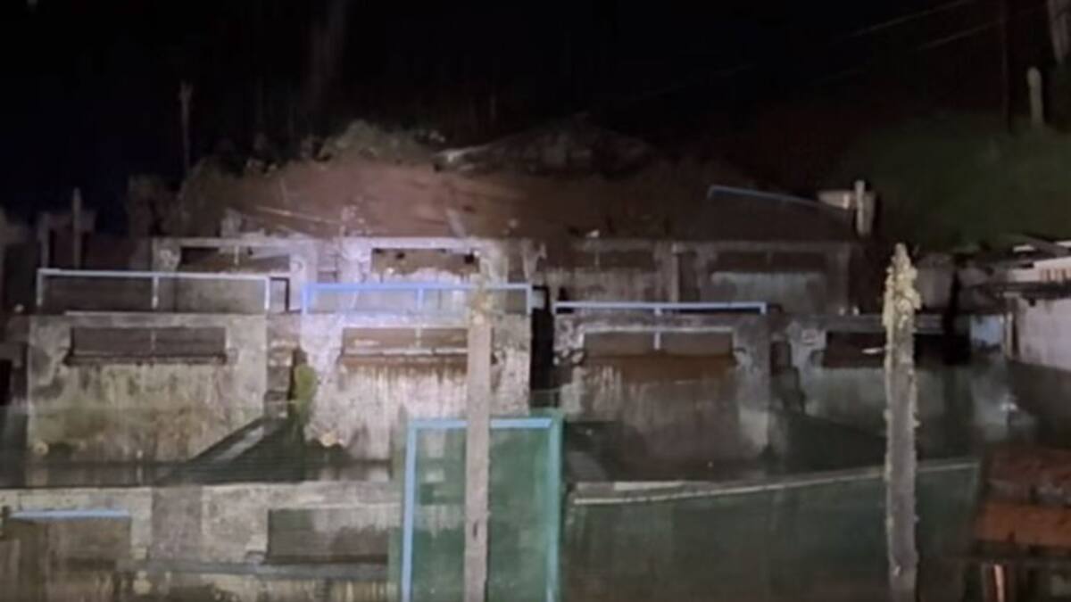 En Riosucio una creciente súbita en un río dejó a una persona desaparecida