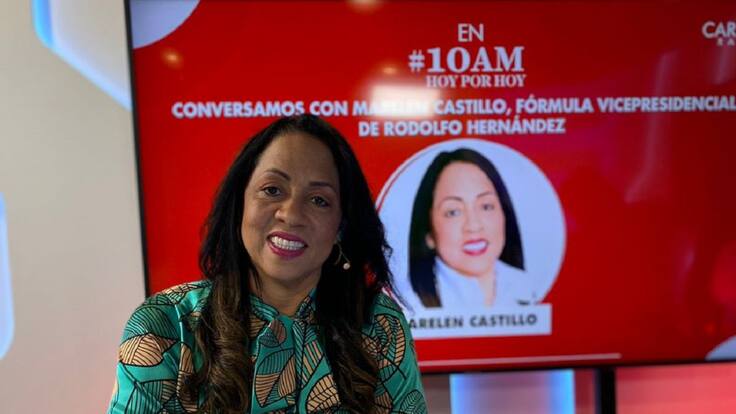 Entrevista Marelen Castillo, formula vicepresidencial de Rodolfo Hernández
