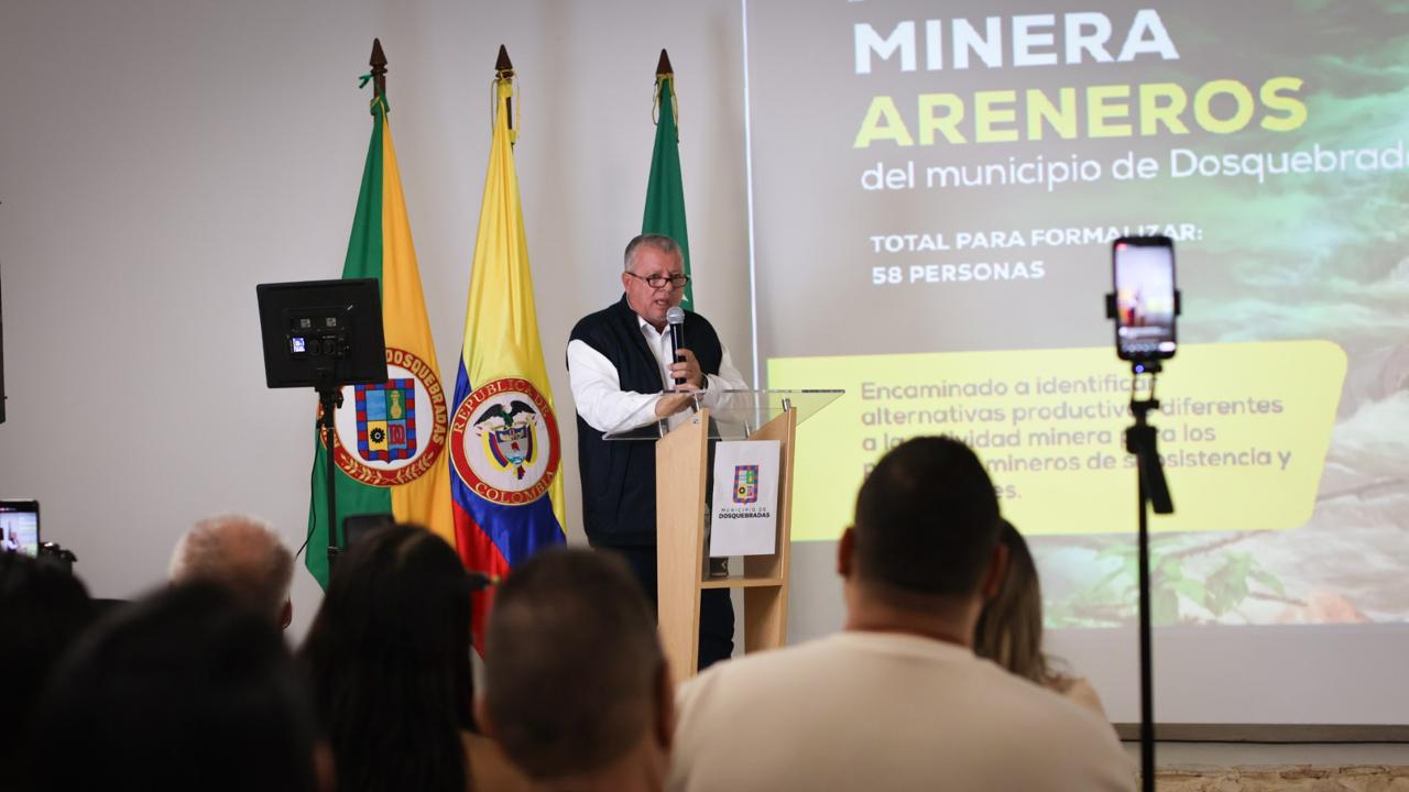 Foto: Roberto Jiménez, alcalde de Dosquebradas - Alcaldía de Dosquebradas.