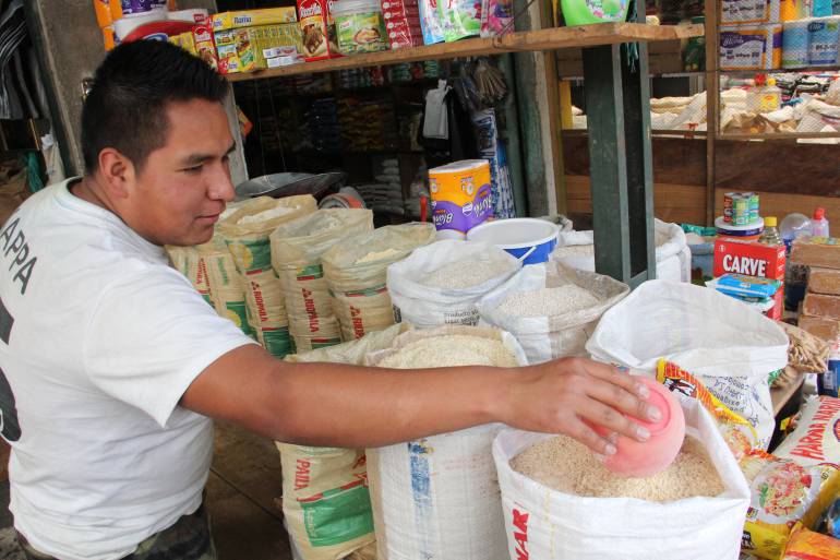 Alza en los productos de la canasta familiar