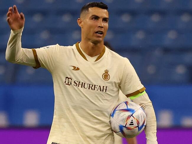 Cristiano Ronaldo durante un partido del Al Nassr en la liga saudí (Photo by Fayez Nureldine / AFP) (Photo by FAYEZ NURELDINE/AFP via Getty Images)