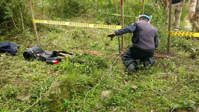 Desminado en vereda Orejón de Briceño, Antioquia. 