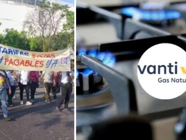 Plantón en Bucaramanga contra el alza en la tarifa de gas
