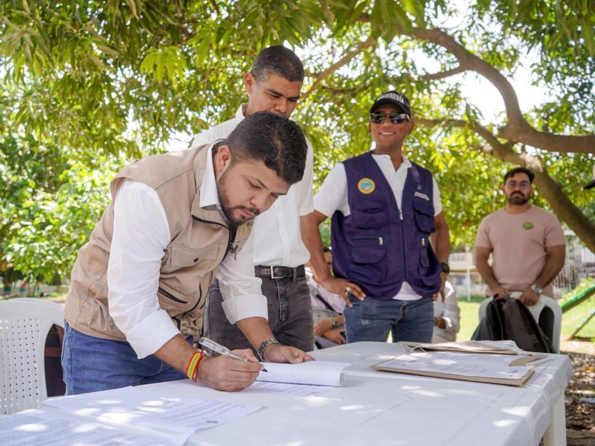 Distrito tomó posesión de un lote en el Parque Residencial El Country