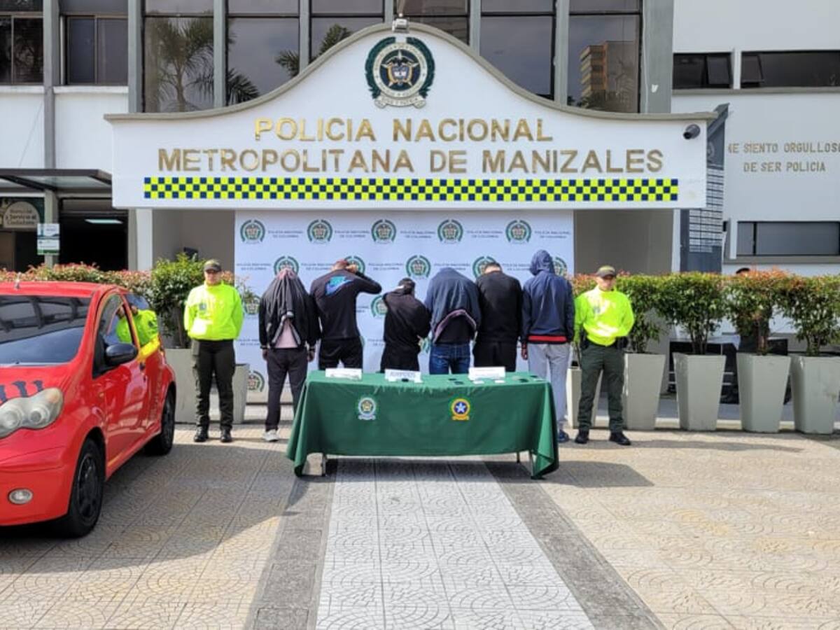 Desarticularon banda delincuencial “los caminantes” dedicada al hurto de celulares