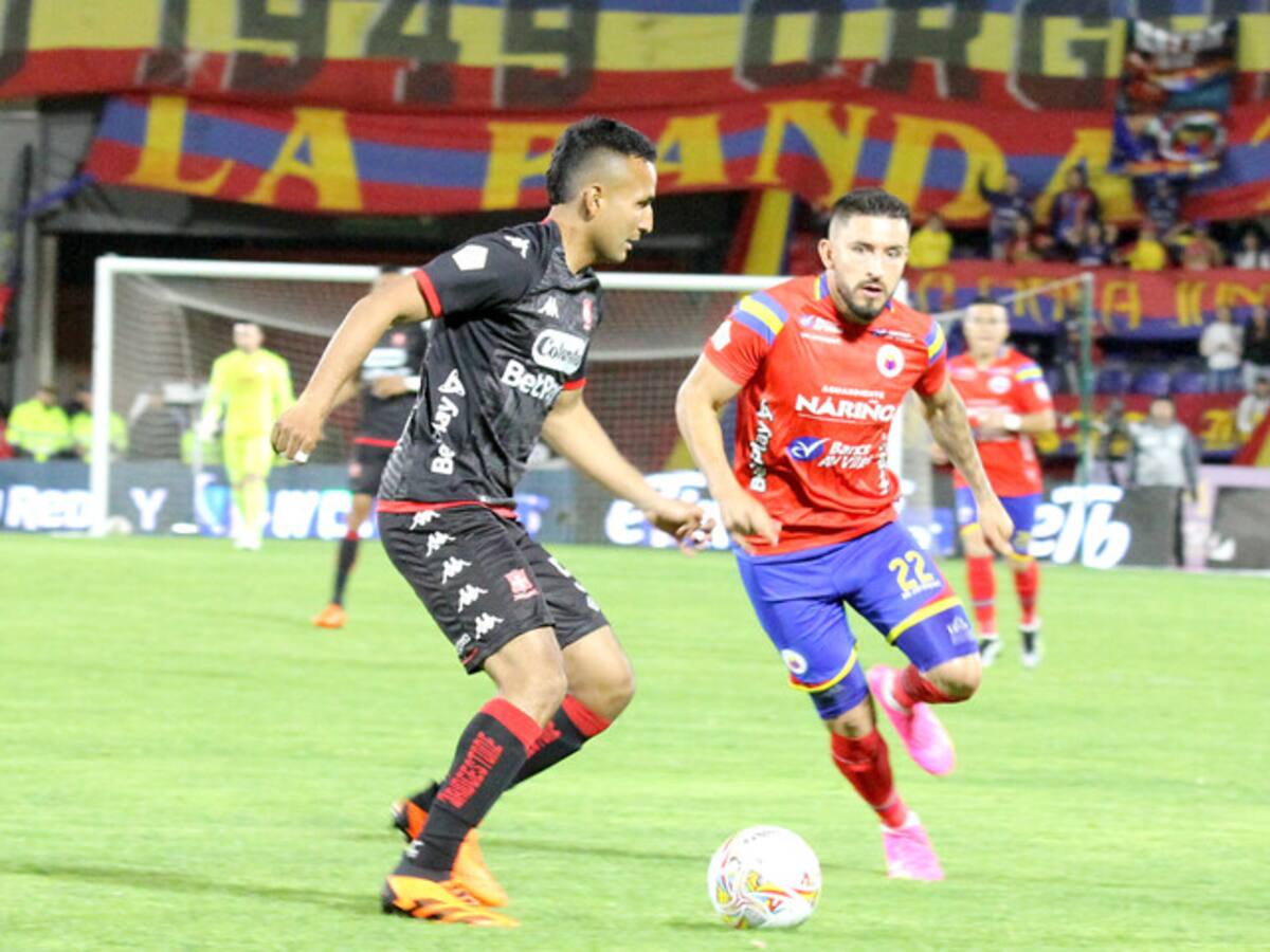 Pasto derrota a Santa Fe y se acerca a la parte alta de la tabla