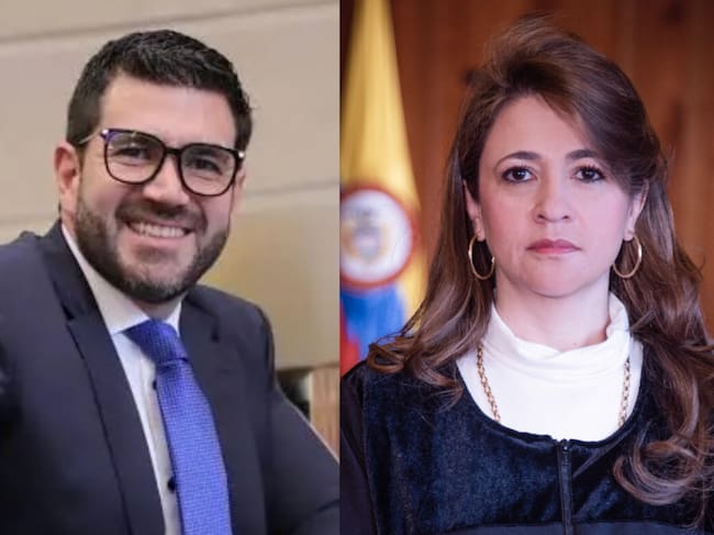 Juan Carlos Wills y Cristina Lombana. Fotos: Cámara de Representantes y Corte Suprema