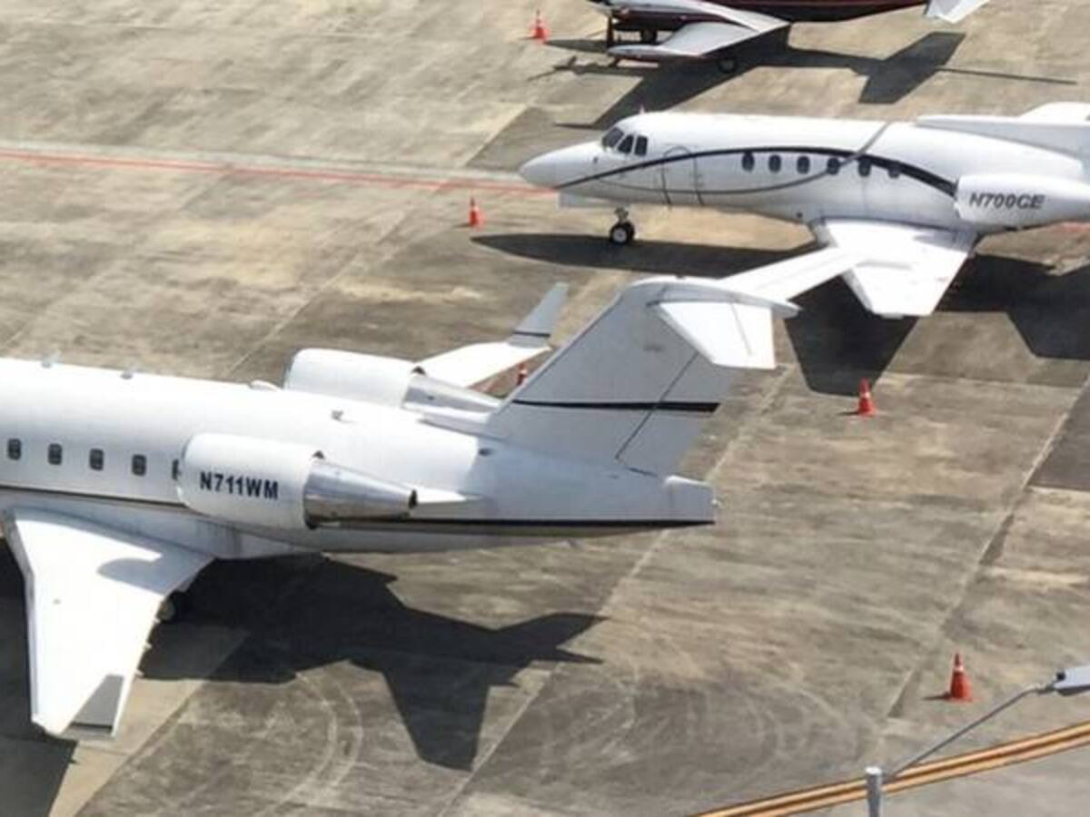 Aviones mexicanos fueron retenidos en Pereira por inconsistencias aduaneras