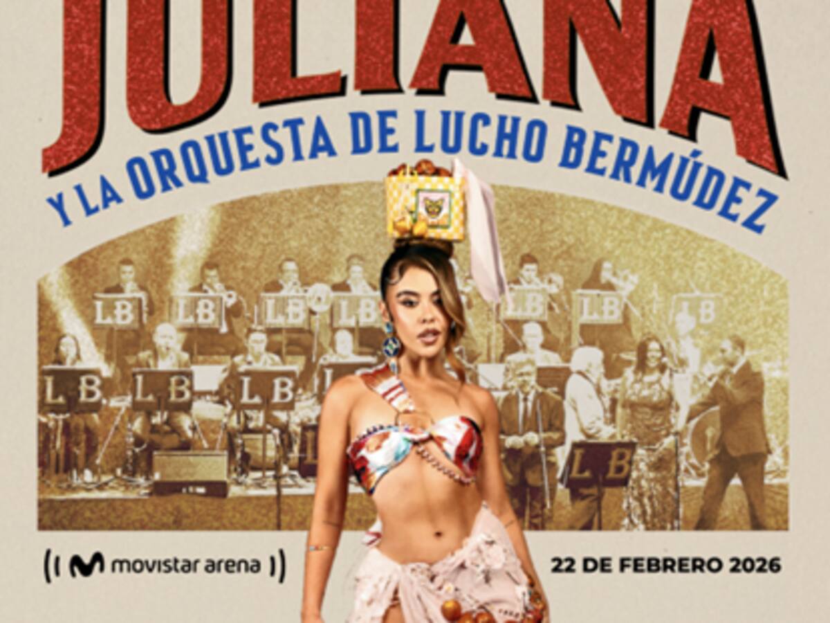 Juliana conquista Europa y se prepara para un histórico Movistar Arena en Bogotá