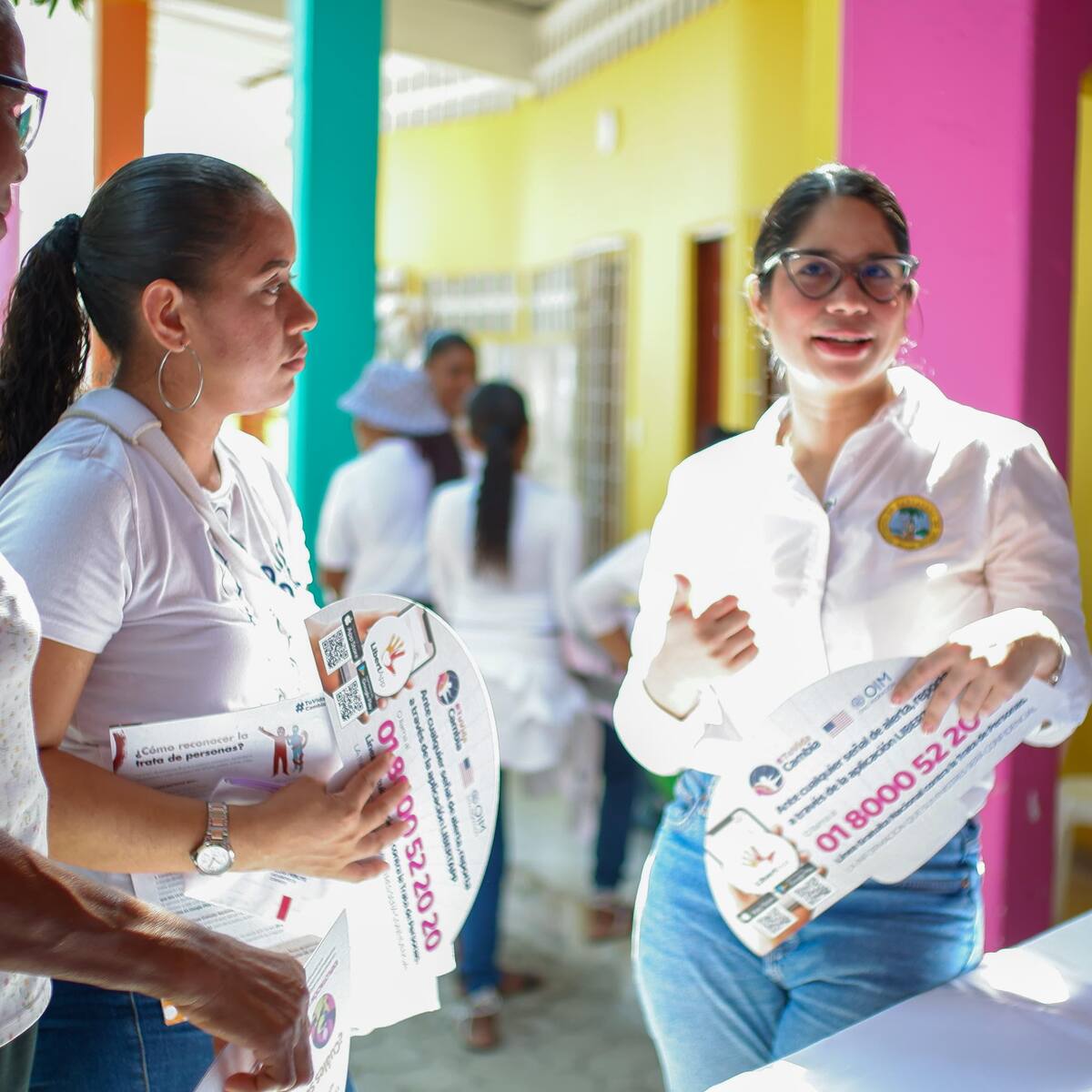 Feria Internacional de Servicios para mujeres en el barrio Nelson Mandela