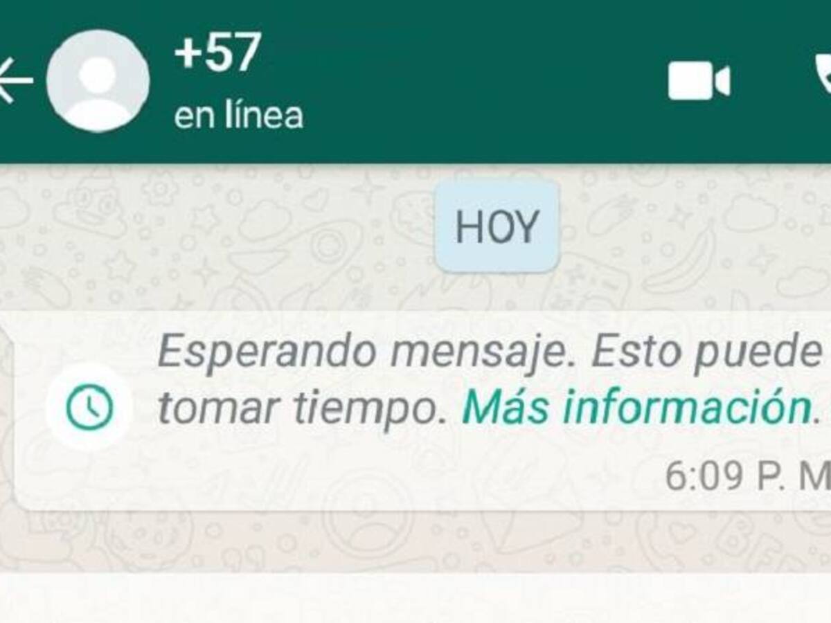 ¿Qué hacer si WhatsApp me pide que espere un mensaje?