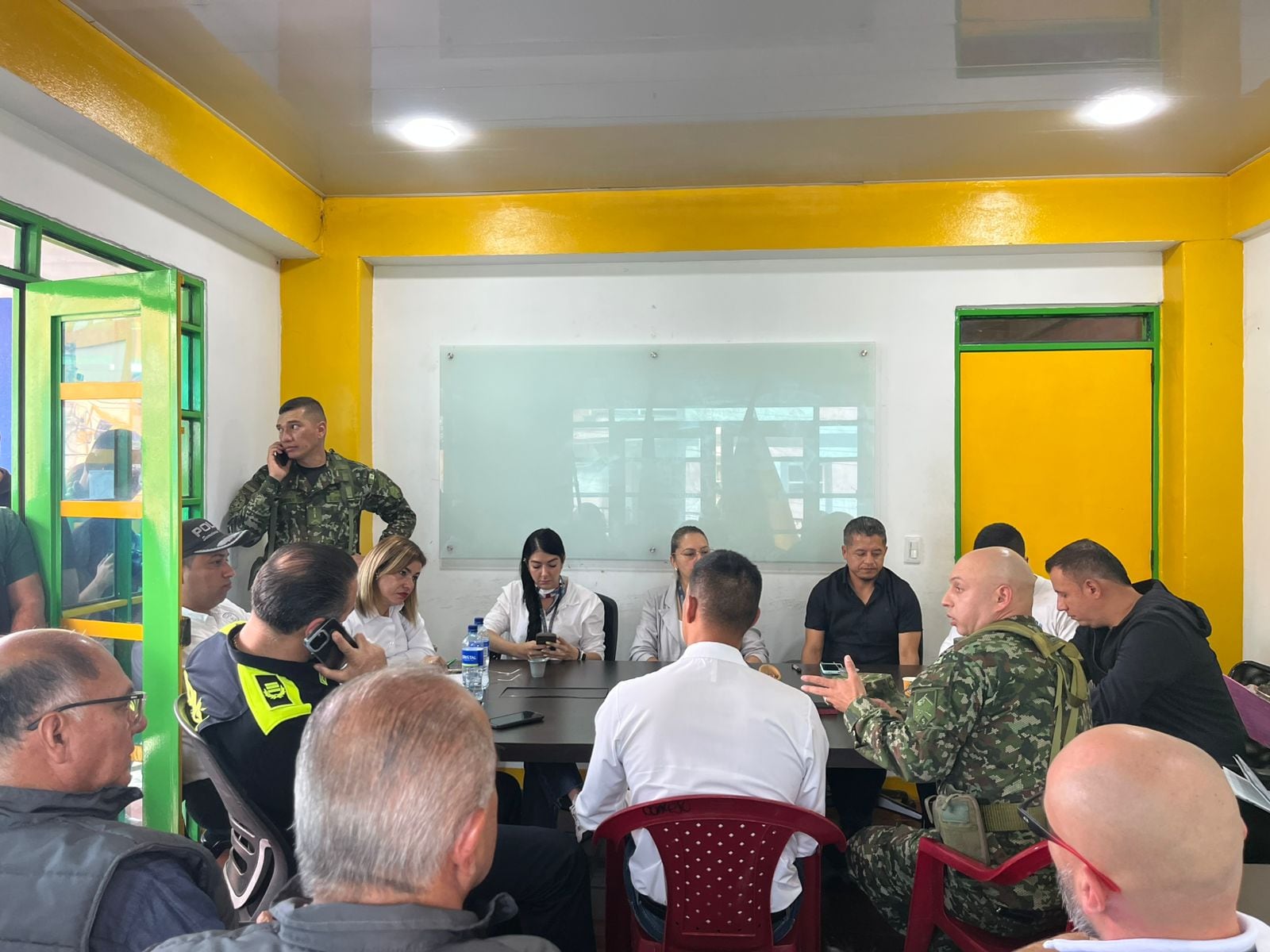 Consejo de seguridad en Córdoba- cortesía Ejército