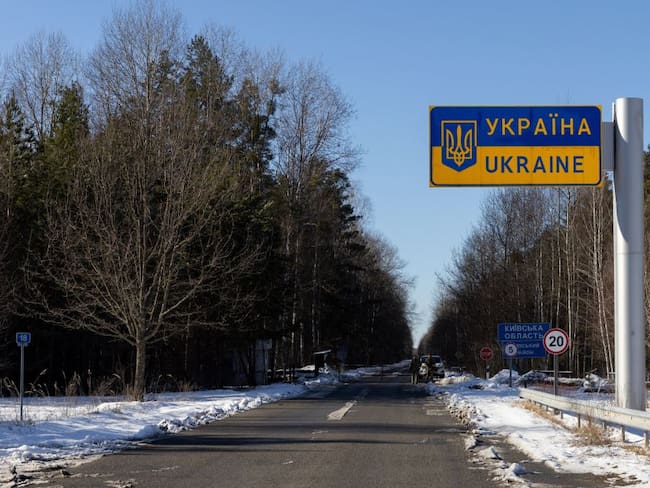 Las fronteras de Ucrania en las que denuncian que hay ejercicios rusos. 