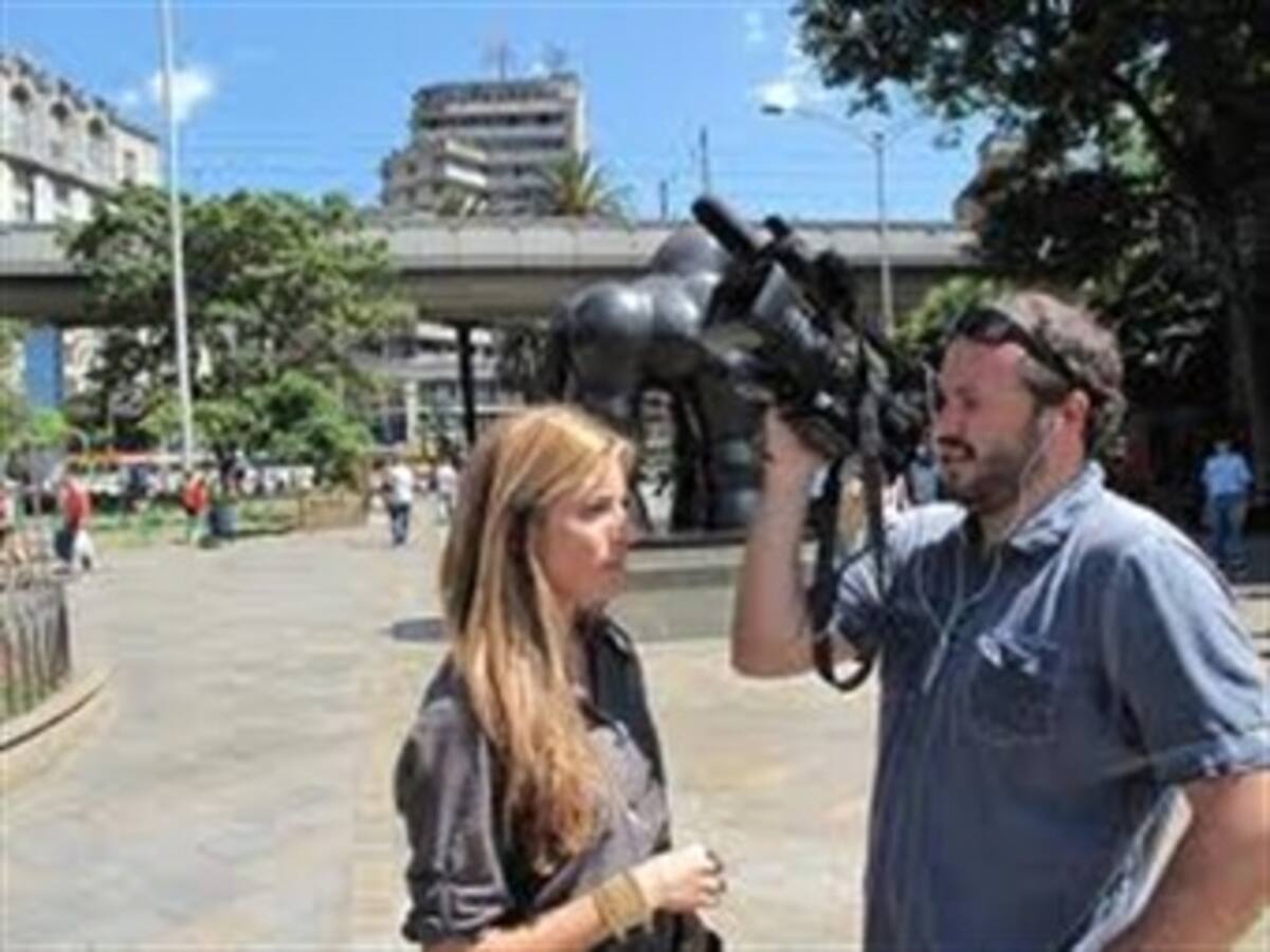 Periodistas internacionales en desfile de silleteros. Creció el turismo en la feria