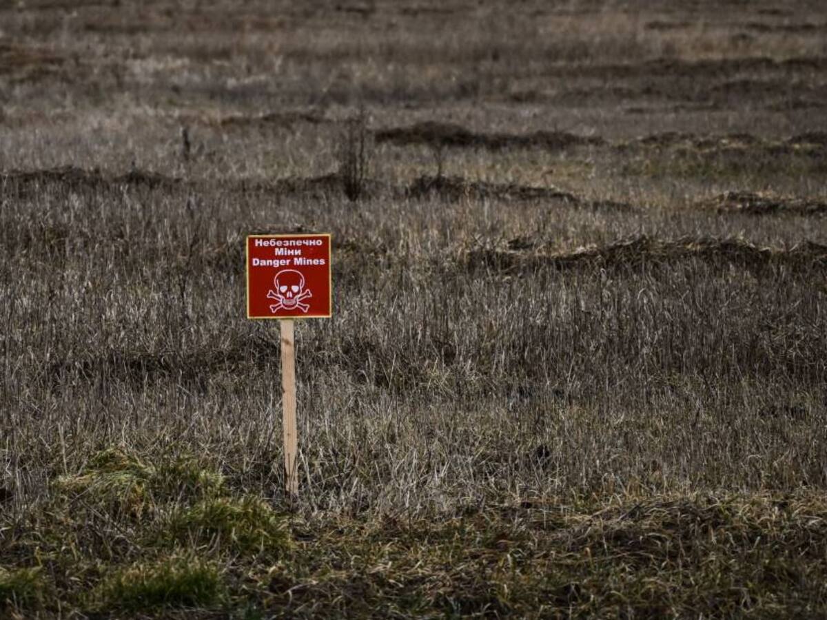 80.000 kilómetros cuadrados de Ucrania estarían minados