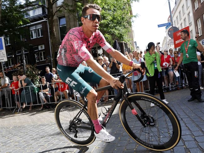 Rigoberto Urán, ciclista colombiano del Education First.