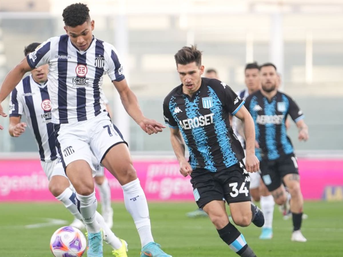 Diego Valoyes marcó el gol del empate de Talleres ante Racing