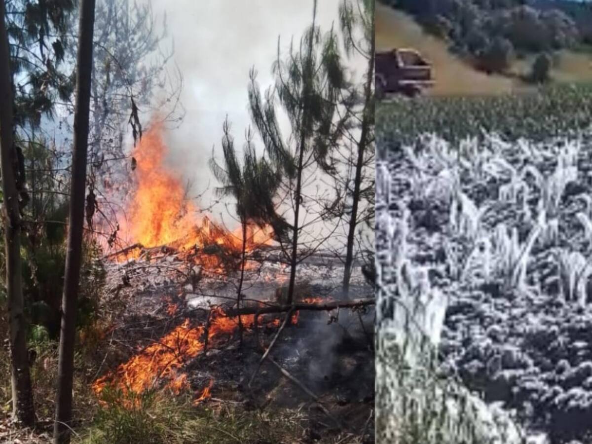 Boyacá se debate entre el fuego y el hielo