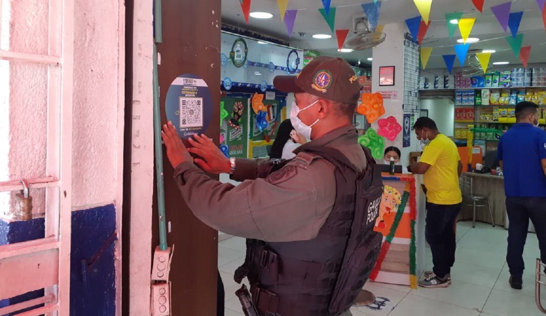 Uniformado del Gaula Policía Atlántico