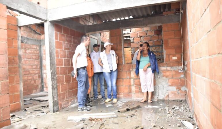 Visita a zonas afectadas por lluvias