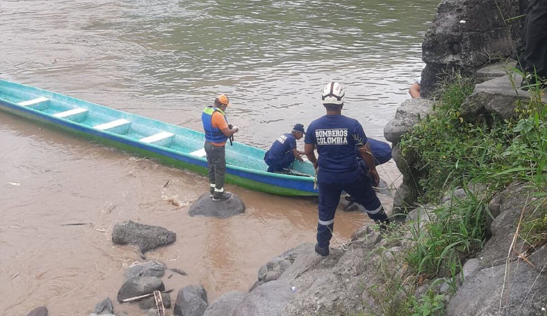 Recuperación cuerpo de joven ahogado en Tolima