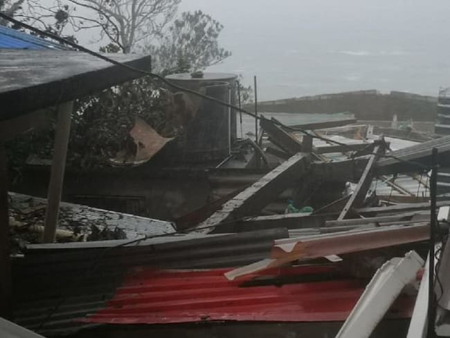 Desastre en San Andrés, tras el paso del Huracán Iota
