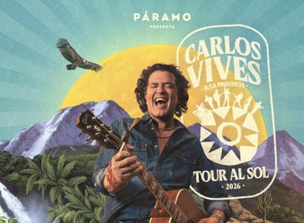 CARLOS VIVES TOUR AL SOL CORTESIA PARAMO